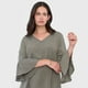 thumbnail image 3 of Blusa Mujer Manga Campana Verde Corona, 3 of 5