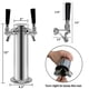 thumbnail image 3 of Torre de Cerveza LUCKEG 7,5 cm Doble Grifo Acero Inoxidable, 3 of 6