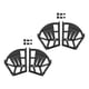thumbnail image 2 of 2x Gabinete Con Cajones Para Zapatos Bisagra Estante Giratorio Accesorio Gabinete Marcos Abatibles Negro 3 Capas De Espesor, 2 of 5