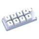 thumbnail image 2 of Teclado De Una Sola Mano Eje Mecánico Teclado Mecánico Para Juegos De 1 Mano Blanco, 2 of 3