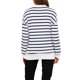 thumbnail image 3 of INSPIRE CHIC Blusa de Maternidad para Mujeres Camiseta de Cuello Simulado de Algodón con Media Cremallera Mangas Largas Abertura Lateral Cuello Alto Rayado Embarazo M Azul, 3 of 6