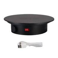 Ioensy - Soporte De Exhibición Giratorio De 360 Grados Mesa De Exhibición Para Fotografía Video En Vivo Negro