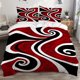 thumbnail image 1 of Maori Art Spiral Theme Bedding Set Duvet Cover and Pillowcase Set, 1 of 5