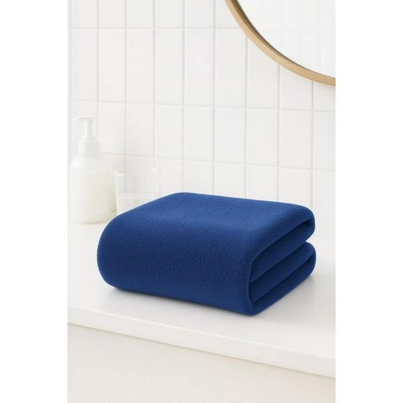 Toalla de Microfibra 100X140 azul 100X140