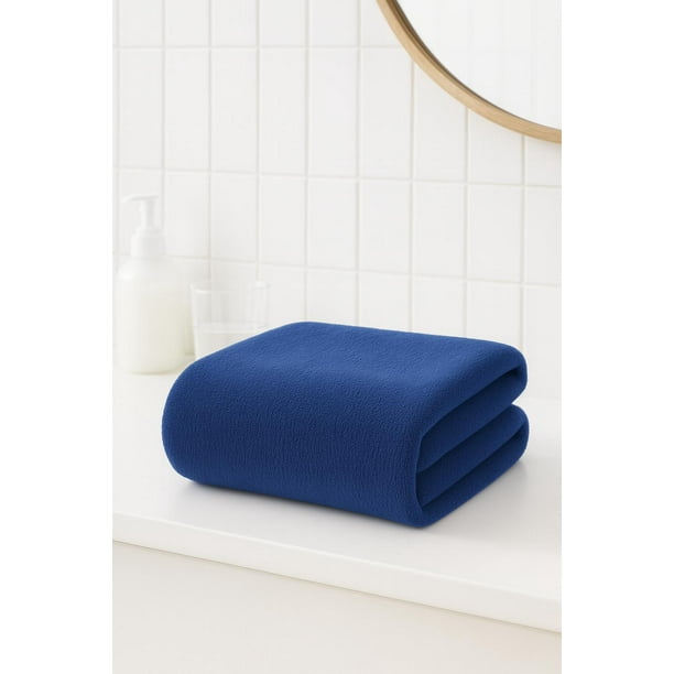 Toalla de Microfibra 100X140 azul 100X140