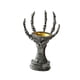 thumbnail image 1 of Soporte De Mano De Esqueleto De Resina Con Garra Decorativa Para Fiesta, Color Plateado Y Negro, 1 of 5