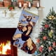 thumbnail image 1 of Thundarr el Bárbaro Tema: Calcetines de Navidad, fino lino blanco para colgar en escaleras y chimenea, decoración navideña para el hogar, regalo de Navidad. 45cm × 32cm, 1 of 5