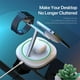 thumbnail image 3 of 3 En 1 15W Magnetic Wireless Charging Blocks For iPhone 14 Pro Max Apple Watch AirPods Desk Charging Station-Blanco, 3 of 6