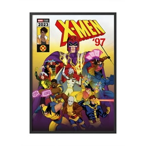 Creango - Cuadro Poster Enmarcado X Men Hombres X Marvel Decorativo