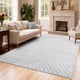 thumbnail image 1 of Alfombra ROYHOME 183 × 274 cm Geométrica Lavable Moderna, 1 of 8
