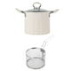 thumbnail image 1 of Olla Para Freír De 3 Litros Con Colador, Sartén De Cocina Para Freír, Fiesta, Cocina, Color Blanco, 1 of 5
