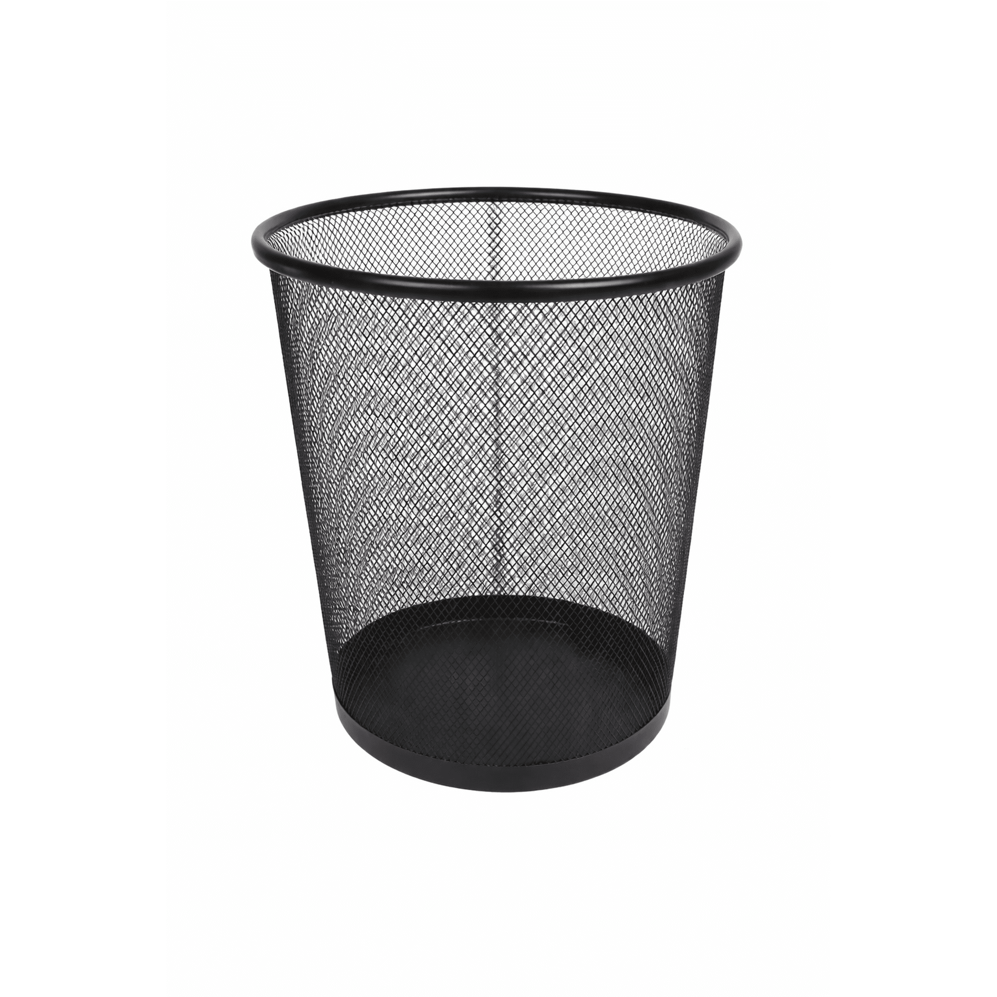 Baima - Papelero Metálico Malla Negra 10 Litros