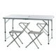 thumbnail image 1 of Mesa Camping Plegable Simple 120x60cm Con 4 Sillas, 1 of 2