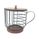 thumbnail image 4 of Soporte para cápsulas de café, cesta de café independiente, recipiente de alambre para cápsulas de café, cesta de almacenamiento, contenedor para cáps negro, 4 of 5