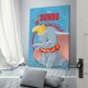 thumbnail image 3 of Dumbo Cuadro decorativo colgante - Arte de pared - Póster enmarcado - Decoración de pared - Regalos para familia, amigos y aficionados 20*30 cm, 3 of 6