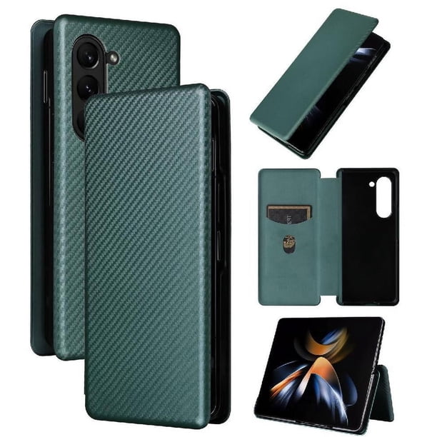Funda Flip para FOXDOCK Samsung Galaxy Z Fold 5 - Funda magnética de negocios, funda protectora delgada