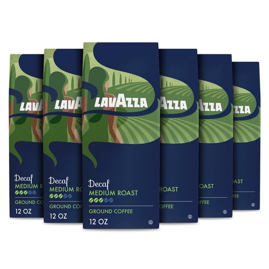 Café Molido Lavazza Descafeinado Tostado Medio 340g Paquete De 6