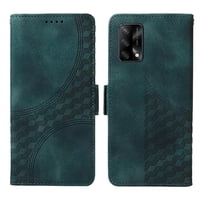 Carcasa Foxdock Oppo A74 4G De Cuero Pu, Diseño Acolchado Clásico, Protección Contra Caídas Y Rayones