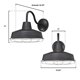 thumbnail image 2 of Lámpara de pared exterior Westinghouse 6131300, LED regulable, negra, 2 of 3