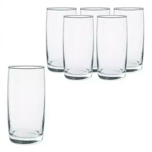Disparo - Set 6 Vasos Monterrey Transparente Largos Cristar 445 Ml