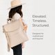 thumbnail image 2 of Mochila Cambiador MIA + SOPHIA con Carga USB Beige, 2 of 9