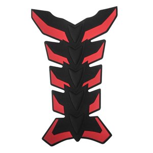 Ioensy - Almohadilla Protectora Genérica Para Tanque De Gasolina De Motocicleta, Pegatina Universal Para Tanque De Motocicleta, Color Rojo