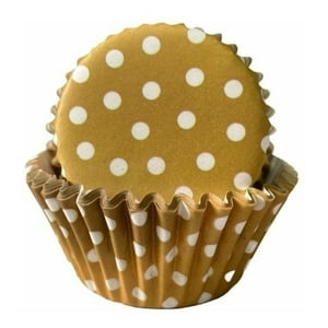 Genérico - 100 Capsula Para Hornear Capsulas Cupcake Lunares 8Cm