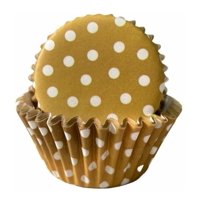 Genérico - 100 Capsula Para Hornear Capsulas Cupcake Lunares 8Cm