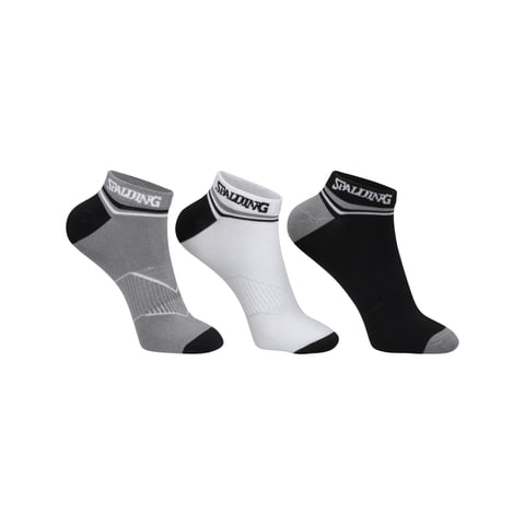 Calcetines Tripack Spalding Cortos Lineas 40-44 Bgn
