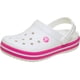 thumbnail image 1 of Zuecos Crocs Crocband para Niños Blanco y Rosa Talla 4, 1 of 7