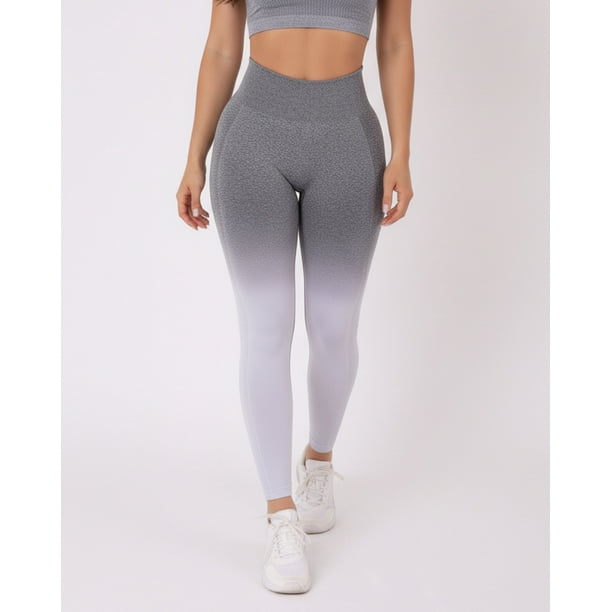 Calza Push Up Deportiva Bicolor Mujer Levanta Glúteo