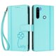 thumbnail image 3 of Funda Cartera Trébol para Xiaomi Redmi Note 8 4G con Ranuras Tarjetas y Carga Inalámbrica Verde menta, 3 of 6