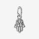thumbnail image 2 of Charm Pandora Mano Hamsa Plata Esterlina Moments, 2 of 3