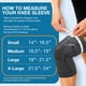 thumbnail image 4 of Rodillera de compresión UFlex Athletics para mujeres y hombres, 4 of 7