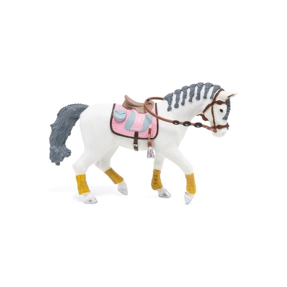 Figura pintada a mano con melena trenzada Papo de Horse Toy