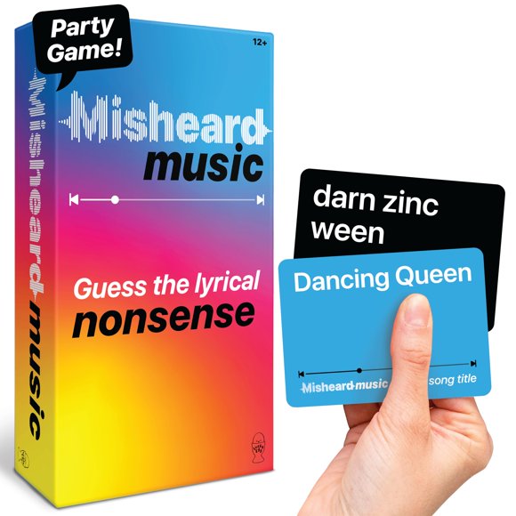 Juego Guess the Lyrics Lucky Egg Misheard Music con 500 cartas