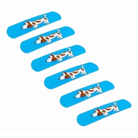 Genérico - Pack 5 Parches Curita Infantil Diseño Animalitos Heridas Lau