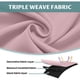 thumbnail image 3 of COSVIYA 100 Pink Blackout Curtains for Kids Room 63 Inches, 3 of 3