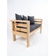 thumbnail image 2 of Sofa madera terraza 2 cuerpos + cojines, 2 of 3