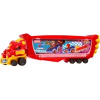 Toy Hauler Hot Wheels Racerverse Marvel Hulkbuster 10 Coches