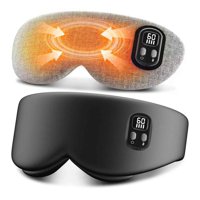 Máscara Térmica Anydance Cordless Para Ojos Secos, Color Negro