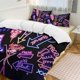 thumbnail image 1 of Hazbin Hotel 3-Piece Twin Bed Set - Includes 1 Single Comforter And 2 Pillowcases Bedding - Fade Resistant Microfiber - Hazbin Hotel, 1 of 4