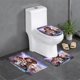 thumbnail image 1 of Gremlins: La Manada Salvaje Juego de 3 alfombras de baño de coral fleece: tapete de baño + alfombra de inodoro en forma de U + funda de tapa de inodoro en forma de O, 1 of 6