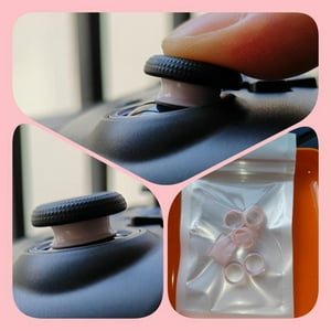 Genérico - Anillo Protector De Goma Compatible Con Asus Rog Ally/Steam Deck/Ps5/Ps4/Nintendo Switch Pro Controller - Accesorios De Protección De Agarre Duraderos-Rosa