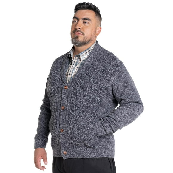 SWEATER CARDIGAN negro 3XL