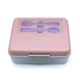 thumbnail image 1 of Lonchera bento box con cubiertos Rosado, 1 of 5