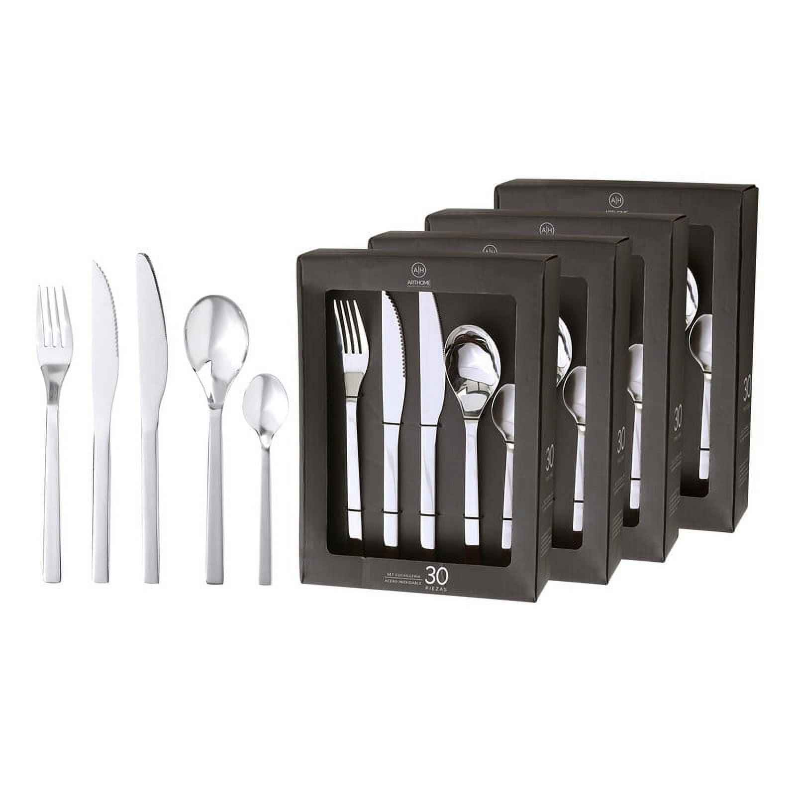 Arthome - Set Cuchilleria 120 Piezas Acero Inoxidable Cuc15