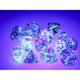 thumbnail image 3 of Nebulosa Dice Chessex, 12 mm, d6, nocturna, azul con luminaria (36), 3 of 3