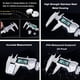 thumbnail image 3 of Calibrador digital Kynup 150 mm con pantalla LCD de acero inoxidable IP54, 3 of 6