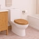 thumbnail image 5 of Asiento de Inodoro Alargado de Madera Maciza de Roble Brillante PIKLiDS, 5 of 9